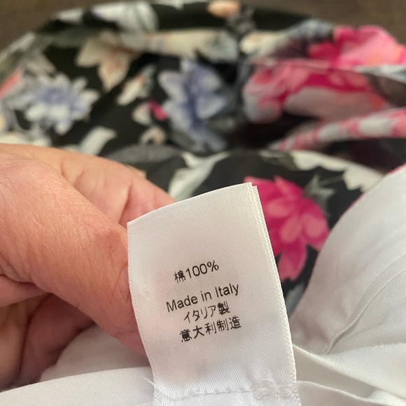 Celine Black Rose Garden Floral Chino Trousers - Picture 6 of 11